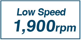 Low Speed 1,900rpm